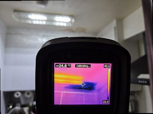 동안구 누수탐지 수도계량기와 보일러 배관 압력을 점검하는 과정