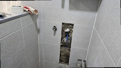 하남 누수탐지 주택 내부 배관 구조와 누수 발생 위치를 설명하는 도면