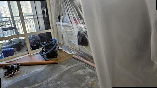 옥천군 누수탐지 가스 탐지와 청음 탐지로 누수 위치를 좁히는 모습