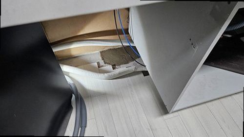 안성 누수탐지 당왕동 다가구주택 3층 주방 벽면 시공 후기 사진