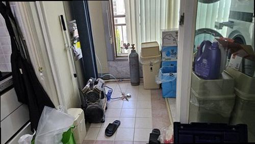 시흥 누수탐지 계량기와 보일러 배관을 점검하는 누수 진단 현장