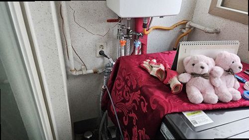 만안구 누수탐지 수도계량기와 보일러 배관의 누수 점검 모습