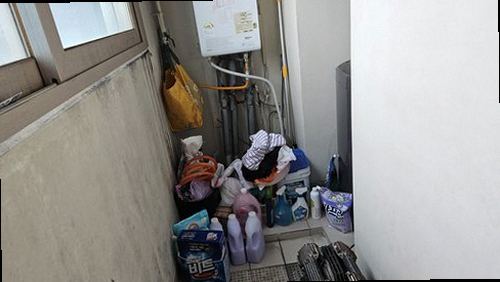강북구 누수탐지 배관 위치를 표시하고 최소 범위로 바닥을 개방하는 과정