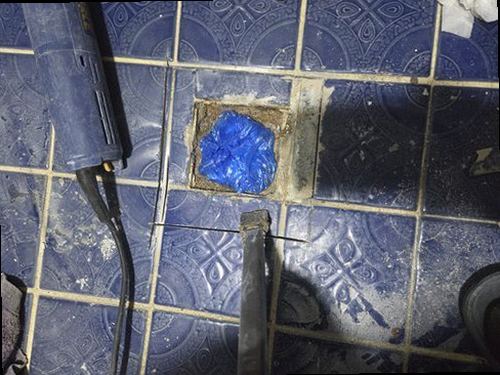 포천동 단독주택 현관 앞 마당 시공 후기 사진