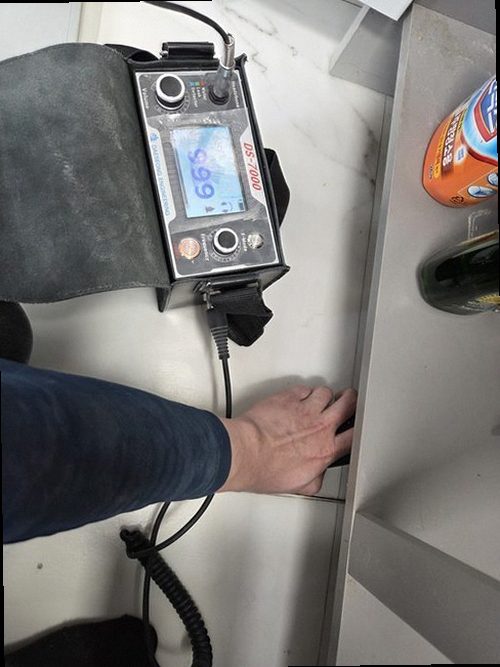 양주 누수탐지 욕실 천장 물자국과 누수 피해 상태를 확인하는 현장