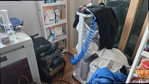 서대문구 누수탐지 누수 피해가 발생한 천장과 벽면의 상태