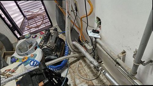 팔달구 누수탐지 보일러 압력계와 난방 분배기 점검 모습