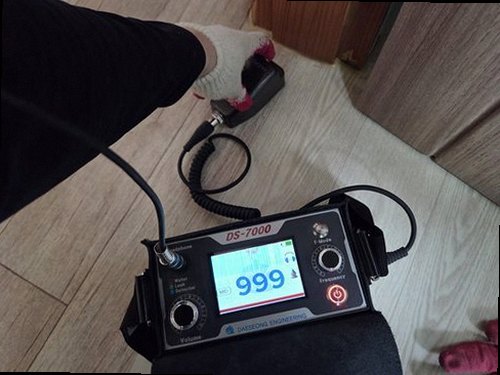 단원구 누수탐지 배관 누수와 방수 누수의 발생 위치를 비교한 구조도