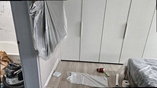 오정구 누수탐지 공압 게이지와 가스탐지기를 이용해 배관을 검사하는 과정