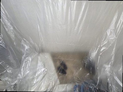 계양구 누수탐지 천장에 번진 누수 흔적과 배관 점검 위치